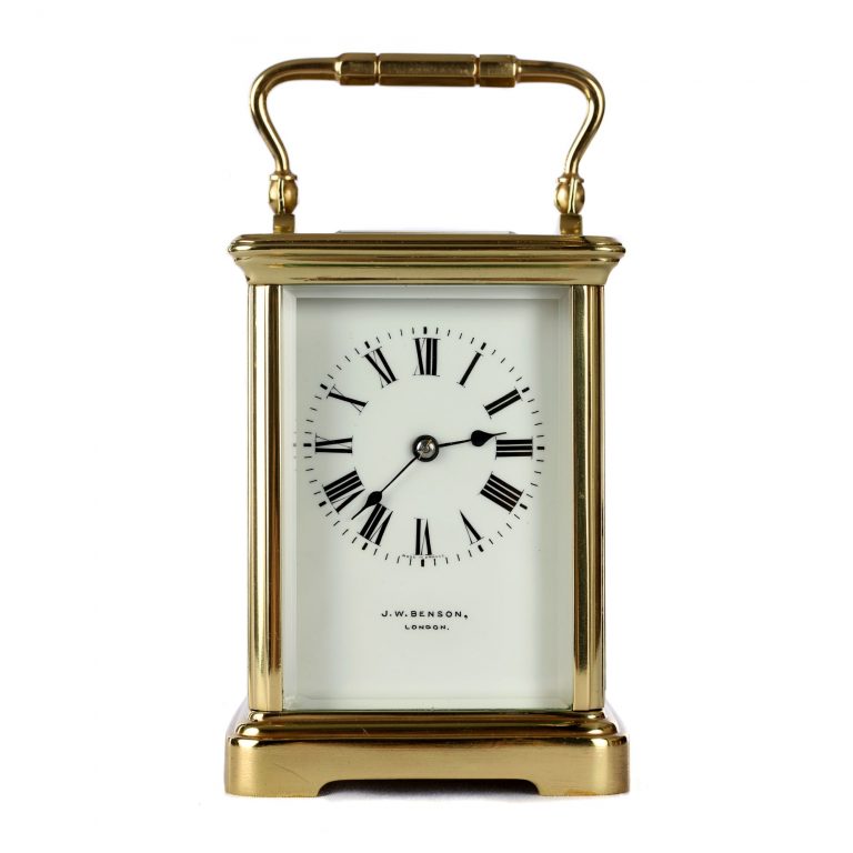 A FINE STRIKING CARRIAGE CLOCK BY J. W. BENSON OF LONDON The Antique