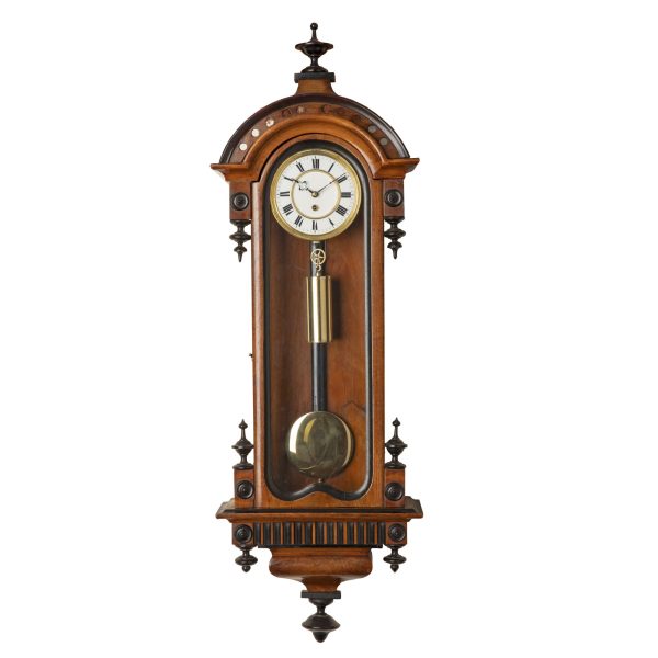 a-small-8-day-vienna-regulator-timepiece-wall-clock