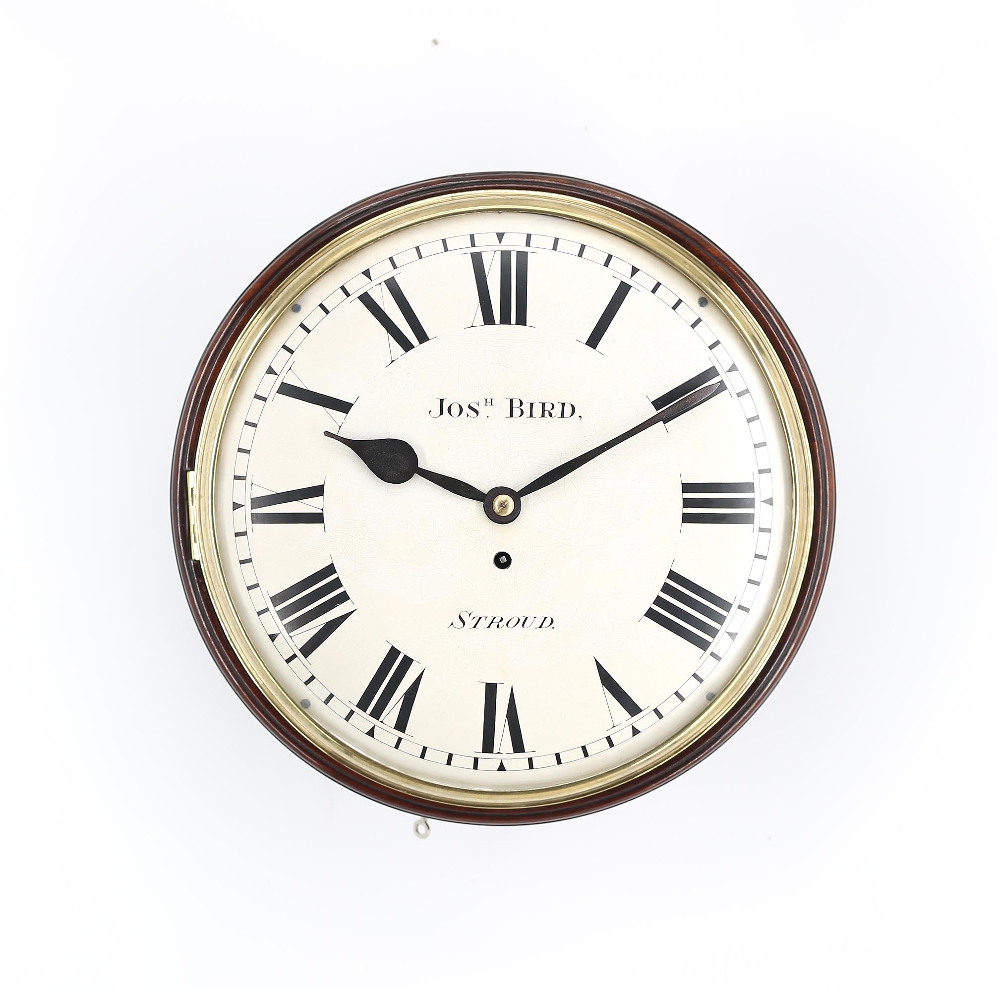 12” CONVEX DIAL CLOCK BY JOSEPH BIRD OF STROUD